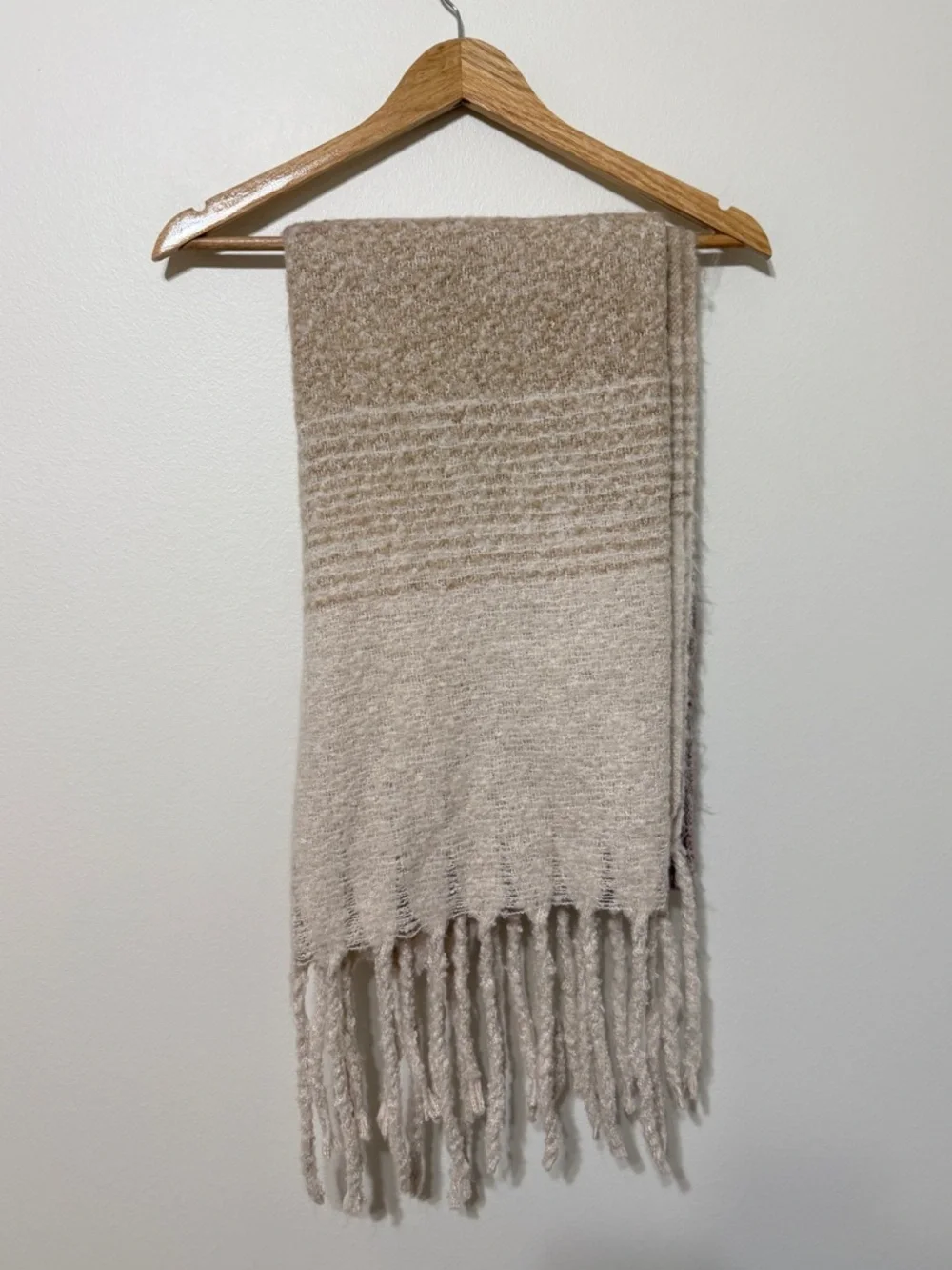 Mer Sea Ombré Blanket Fuzzy Scarf